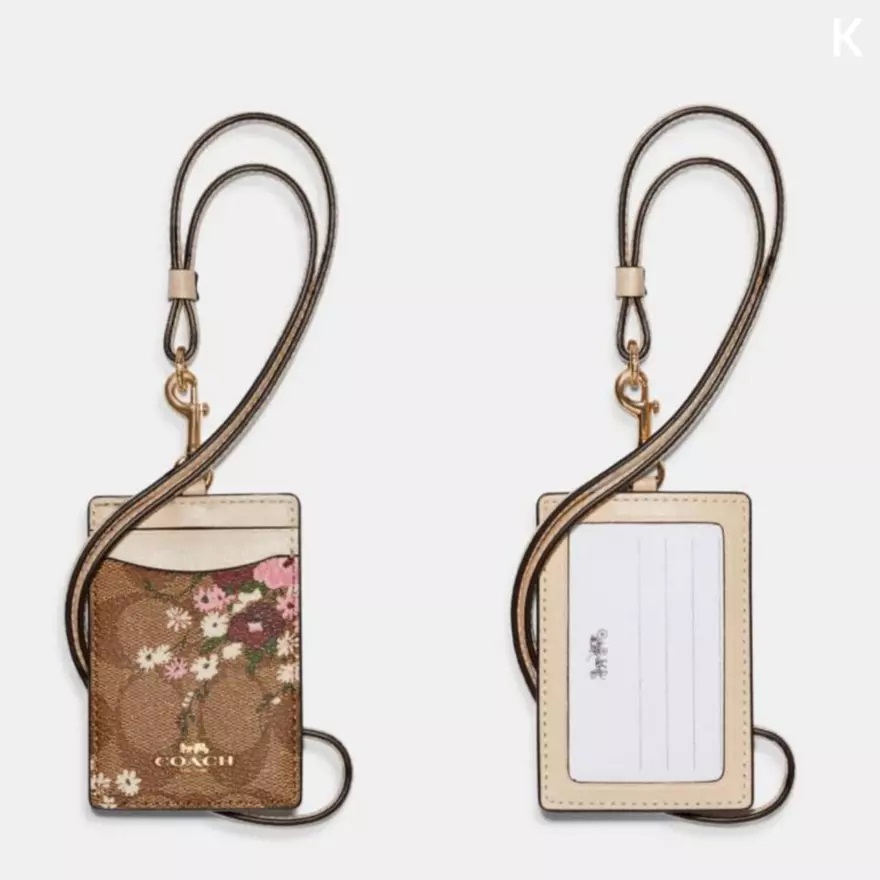 Tampilan lanyard coach asli evergreen, sumber: jd.id